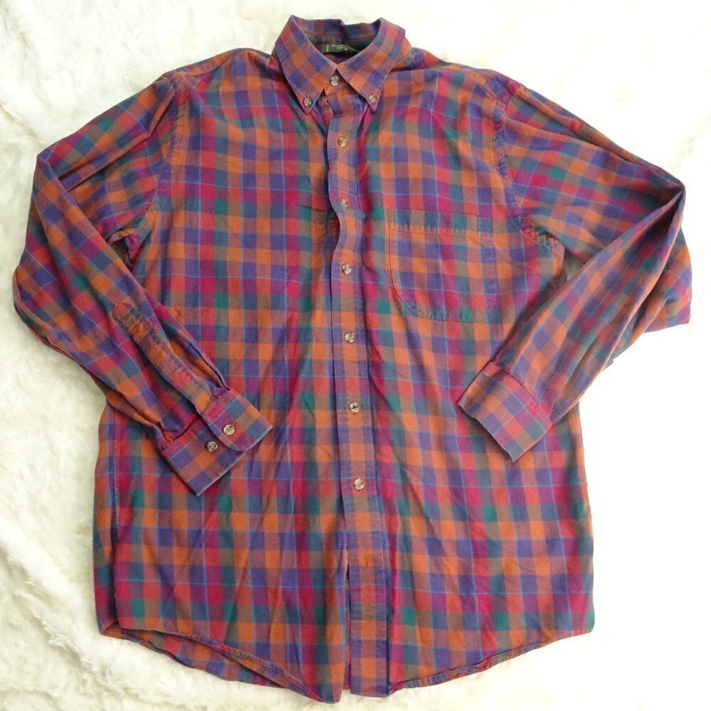 Orvis Trout Salmon Fishing Button Down Shirt Med